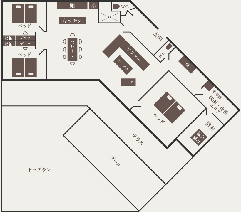 心ほどける海と空-別邸ULALA-平面図